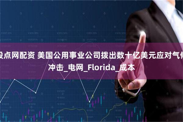 股点网配资 美国公用事业公司拨出数十亿美元应对气候冲击_电网_Florida_成本